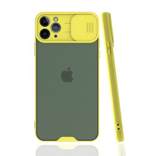 Newface iPhone 11 Pro Max Kılıf Platin Kamera Koruma Silikon - Sarı Newface iPhone 11 Pro Max Kılıf Platin Kamera Koruma Silikon - Sarı