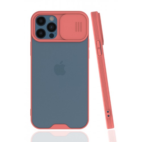 Newface iPhone 12 Pro Kılıf Platin Kamera Koruma Silikon - Pembe Newface iPhone 12 Pro Kılıf Platin Kamera Koruma Silikon - Pembe