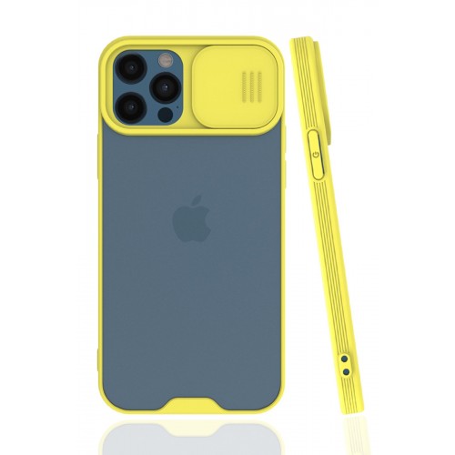 Newface iPhone 12 Pro Kılıf Platin Kamera Koruma Silikon - Sarı Newface iPhone 12 Pro Kılıf Platin Kamera Koruma Silikon - Sarı