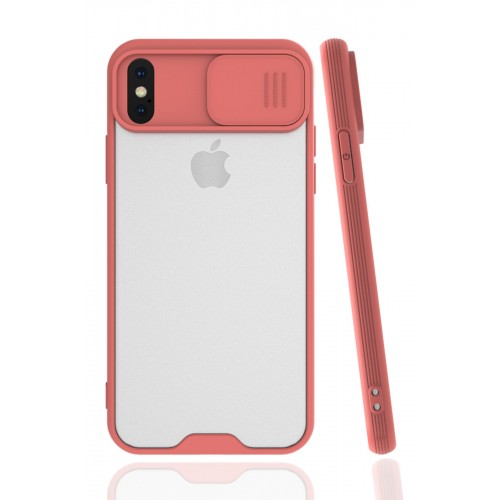 Newface iPhone XS Kılıf Platin Kamera Koruma Silikon - Pembe Newface iPhone XS Kılıf Platin Kamera Koruma Silikon - Pembe