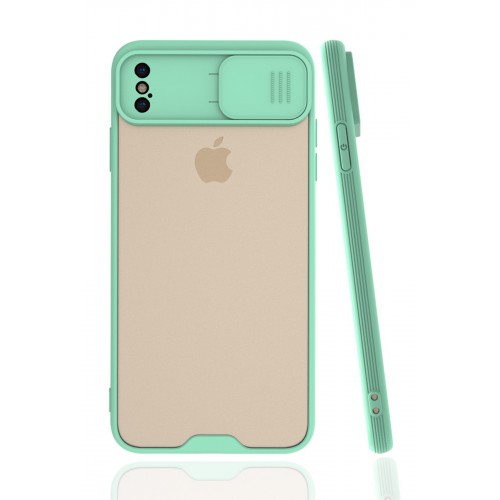 Newface iPhone XS Max Kılıf Platin Kamera Koruma Silikon - Açık Yeşil Newface iPhone XS Max Kılıf Platin Kamera Koruma Silikon - Açık Yeşil