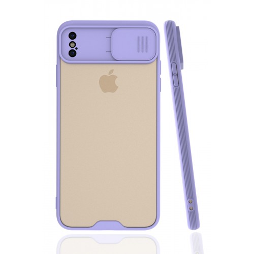 Newface iPhone XS Max Kılıf Platin Kamera Koruma Silikon - Lila Newface iPhone XS Max Kılıf Platin Kamera Koruma Silikon - Lila