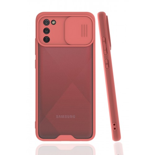 Newface Samsung Galaxy A02S Kılıf Platin Kamera Koruma Silikon - Pembe Newface Samsung Galaxy A02S Kılıf Platin Kamera Koruma Silikon - Pembe