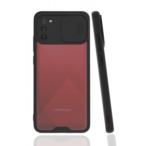 Newface Samsung Galaxy A02S Kılıf Platin Kamera Koruma Silikon - Siyah Newface Samsung Galaxy A02S Kılıf Platin Kamera Koruma Silikon - Siyah