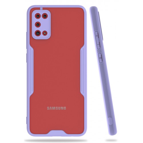 Newface Samsung Galaxy A02S Kılıf Platin Silikon - Lila Newface Samsung Galaxy A02S Kılıf Platin Silikon - Lila