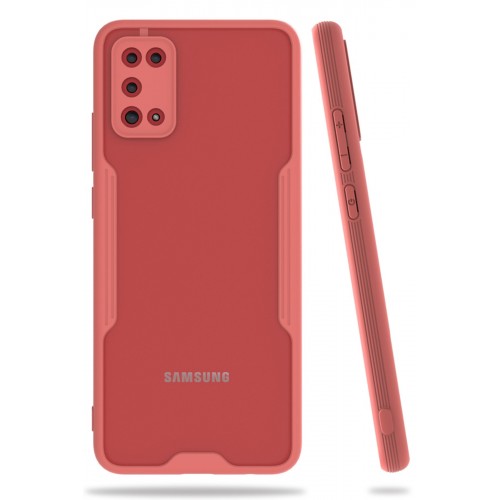 Newface Samsung Galaxy A02S Kılıf Platin Silikon - Pembe Newface Samsung Galaxy A02S Kılıf Platin Silikon - Pembe