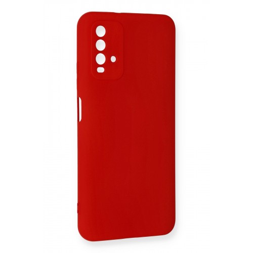 Newface Xiaomi Redmi 9T Kılıf Nano içi Kadife Silikon - Kırmızı Newface Xiaomi Redmi 9T Kılıf Nano içi Kadife Silikon - Kırmızı