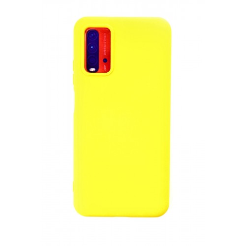 Newface Xiaomi Redmi 9T Kılıf Nano içi Kadife Silikon - Sarı Newface Xiaomi Redmi 9T Kılıf Nano içi Kadife Silikon - Sarı