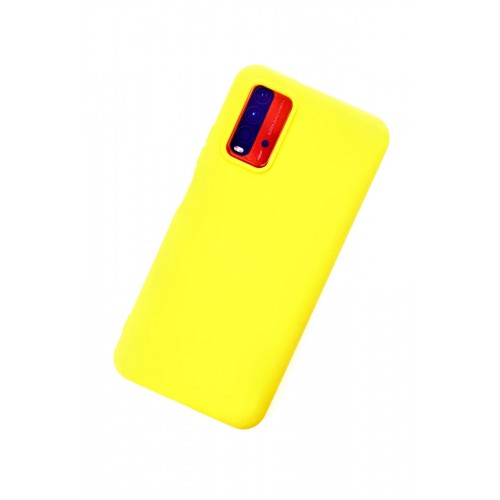 Newface Xiaomi Redmi 9T Kılıf Nano içi Kadife Silikon - Sarı Newface Xiaomi Redmi 9T Kılıf Nano içi Kadife Silikon - Sarı