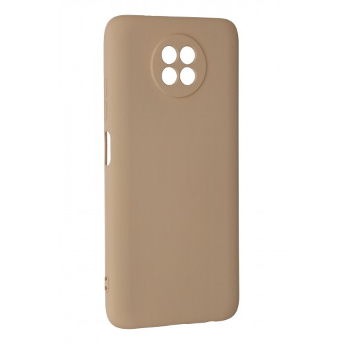 Newface Xiaomi Redmi Note 9 5G Kılıf Nano içi Kadife Silikon - Bej Newface Xiaomi Redmi Note 9 5G Kılıf Nano içi Kadife Silikon - Bej