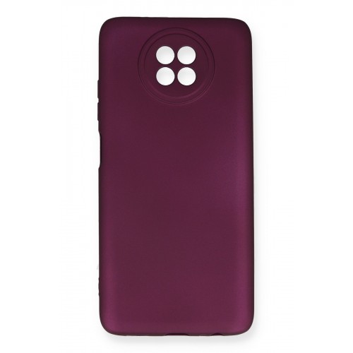 Newface Xiaomi Redmi Note 9 5G Kılıf Premium Rubber Silikon - Mürdüm Newface Xiaomi Redmi Note 9 5G Kılıf Premium Rubber Silikon - Mürdüm