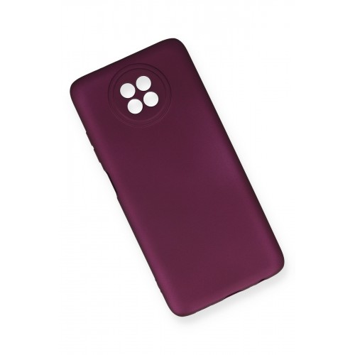 Newface Xiaomi Redmi Note 9 5G Kılıf Premium Rubber Silikon - Mürdüm Newface Xiaomi Redmi Note 9 5G Kılıf Premium Rubber Silikon - Mürdüm