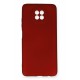 Newface Xiaomi Redmi Note 9 5G Kılıf Premium Rubber Silikon - Bordo Newface Xiaomi Redmi Note 9 5G Kılıf Premium Rubber Silikon - Bordo