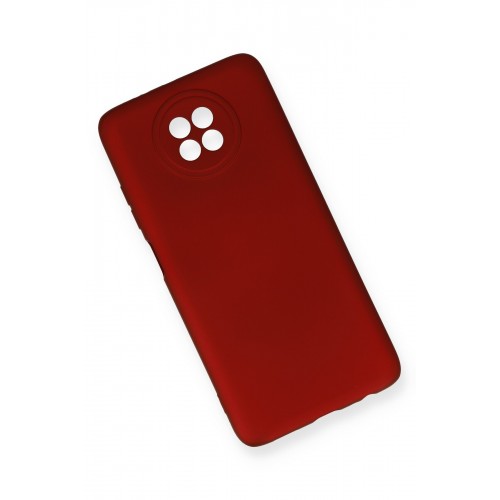 Newface Xiaomi Redmi Note 9 5G Kılıf Premium Rubber Silikon - Bordo Newface Xiaomi Redmi Note 9 5G Kılıf Premium Rubber Silikon - Bordo