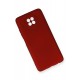 Newface Xiaomi Redmi Note 9 5G Kılıf Premium Rubber Silikon - Bordo Newface Xiaomi Redmi Note 9 5G Kılıf Premium Rubber Silikon - Bordo