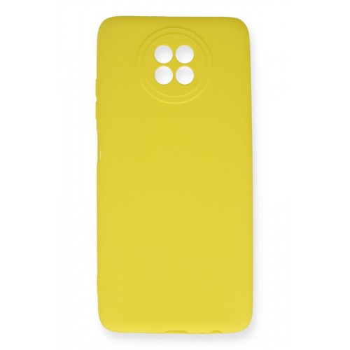 Newface Xiaomi Redmi Note 9 5G Kılıf Premium Rubber Silikon - Sarı Newface Xiaomi Redmi Note 9 5G Kılıf Premium Rubber Silikon - Sarı