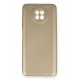 Newface Xiaomi Redmi Note 9 5G Kılıf Premium Rubber Silikon - Gold Newface Xiaomi Redmi Note 9 5G Kılıf Premium Rubber Silikon - Gold