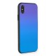 Newface iPhone X Kılıf Grady Silikon - Mavi-Mor Newface iPhone X Kılıf Grady Silikon - Mavi-Mor