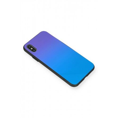 Newface iPhone X Kılıf Grady Silikon - Mavi-Mor Newface iPhone X Kılıf Grady Silikon - Mavi-Mor