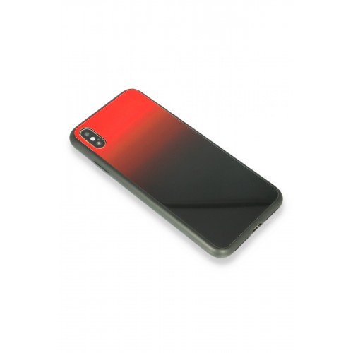 Newface iPhone XS Max Kılıf Grady Silikon - Kırmızı-Siyah Newface iPhone XS Max Kılıf Grady Silikon - Kırmızı-Siyah
