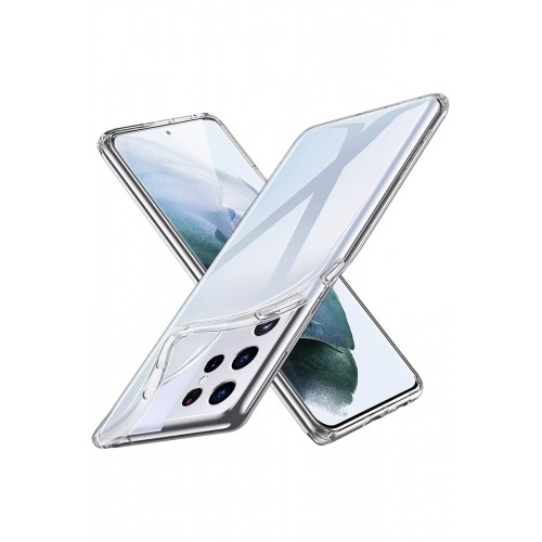 Newface Samsung Galaxy S21 Ultra Kılıf Lüx Şeffaf Silikon Newface Samsung Galaxy S21 Ultra Kılıf Lüx Şeffaf Silikon