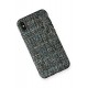 Newface iPhone XS Kılıf Ottoman Kumaş Silikon - Mavi Newface iPhone XS Kılıf Ottoman Kumaş Silikon - Mavi