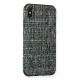 Newface iPhone XS Kılıf Ottoman Kumaş Silikon - Mavi Newface iPhone XS Kılıf Ottoman Kumaş Silikon - Mavi