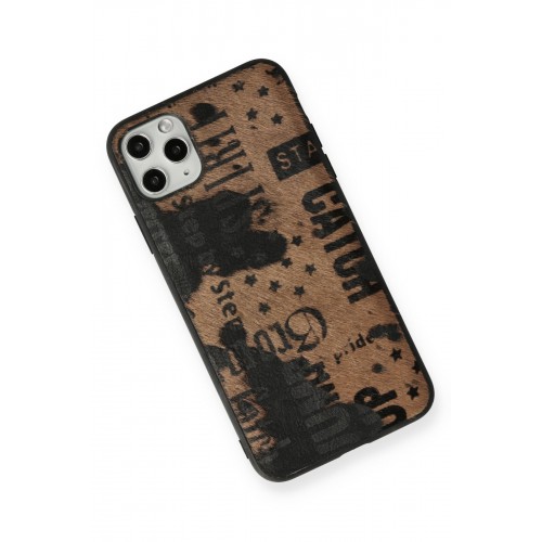 Newface iPhone 11 Pro Kılıf Yele Silikon Kapak - Koyu Kahve Newface iPhone 11 Pro Kılıf Yele Silikon Kapak - Koyu Kahve
