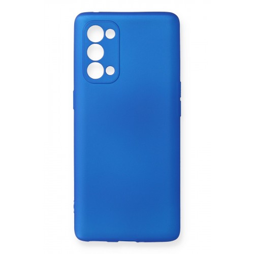 Newface Oppo Reno 5 Pro Kılıf Premium Rubber Silikon - Mavi Newface Oppo Reno 5 Pro Kılıf Premium Rubber Silikon - Mavi