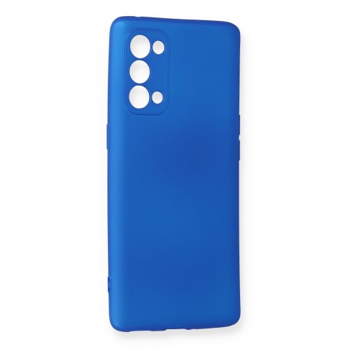 Newface Oppo Reno 5 Pro Kılıf Premium Rubber Silikon - Mavi Newface Oppo Reno 5 Pro Kılıf Premium Rubber Silikon - Mavi