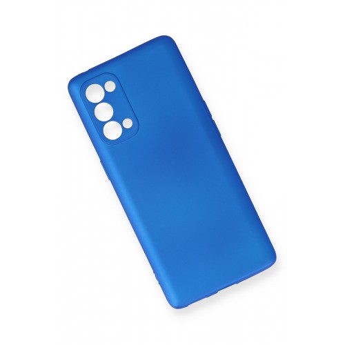 Newface Oppo Reno 5 Pro Kılıf Premium Rubber Silikon - Mavi Newface Oppo Reno 5 Pro Kılıf Premium Rubber Silikon - Mavi
