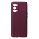 Newface Oppo Reno 5 Pro Kılıf Premium Rubber Silikon - Mürdüm Newface Oppo Reno 5 Pro Kılıf Premium Rubber Silikon - Mürdüm