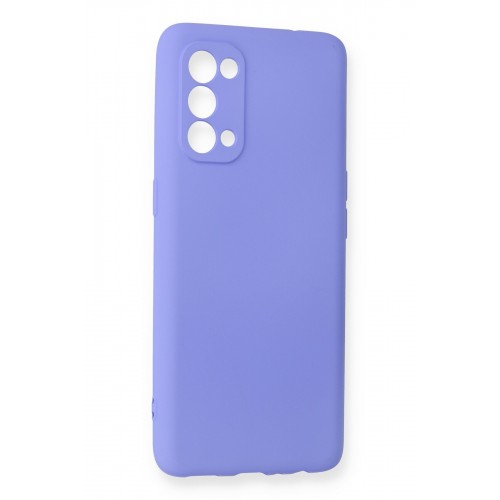 Newface Oppo Reno 5 Kılıf Premium Rubber Silikon - Lila Newface Oppo Reno 5 Kılıf Premium Rubber Silikon - Lila