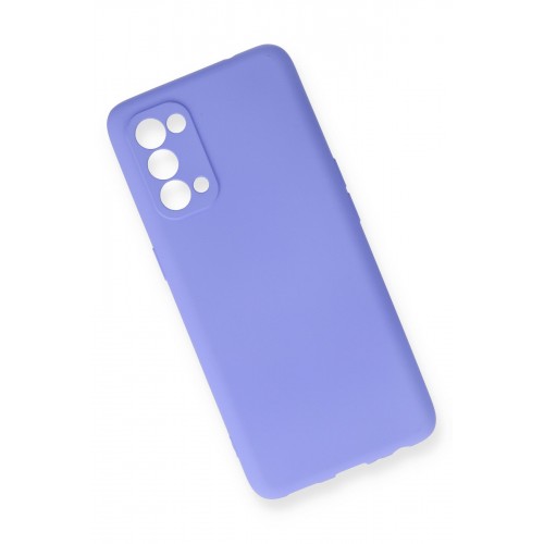 Newface Oppo Reno 5 Kılıf Premium Rubber Silikon - Lila Newface Oppo Reno 5 Kılıf Premium Rubber Silikon - Lila