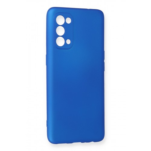 Newface Oppo Reno 5 Kılıf Premium Rubber Silikon - Mavi Newface Oppo Reno 5 Kılıf Premium Rubber Silikon - Mavi