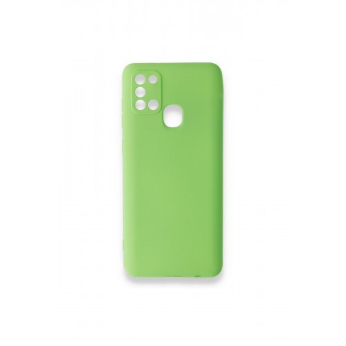 Newface Samsung Galaxy A21S Kılıf Premium Rubber Silikon - Yeşil Newface Samsung Galaxy A21S Kılıf Premium Rubber Silikon - Yeşil
