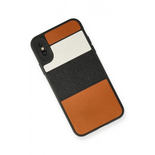 Newface iPhone XS Max Kılıf Sky Deri Silikon - Taba Newface iPhone XS Max Kılıf Sky Deri Silikon - Taba