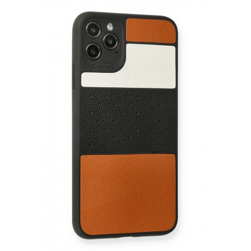 Newface iPhone 11 Pro Kılıf Sky Deri Silikon - Taba Newface iPhone 11 Pro Kılıf Sky Deri Silikon - Taba