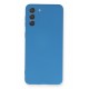 Newface Samsung Galaxy S21 Plus Kılıf Nano içi Kadife Silikon - Mavi Newface Samsung Galaxy S21 Plus Kılıf Nano içi Kadife Silikon - Mavi