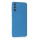Newface Samsung Galaxy S21 Plus Kılıf Nano içi Kadife Silikon - Mavi Newface Samsung Galaxy S21 Plus Kılıf Nano içi Kadife Silikon - Mavi
