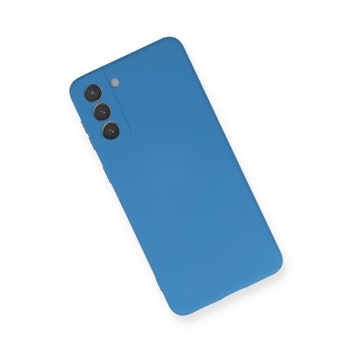 Newface Samsung Galaxy S21 Plus Kılıf Nano içi Kadife Silikon - Mavi Newface Samsung Galaxy S21 Plus Kılıf Nano içi Kadife Silikon - Mavi