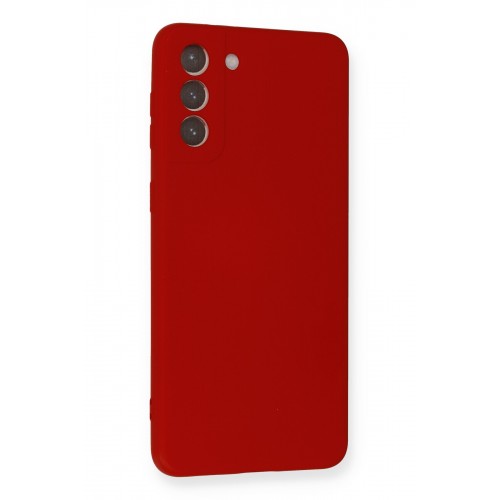 Newface Samsung Galaxy S21 Plus Kılıf Nano içi Kadife Silikon - Kırmızı Newface Samsung Galaxy S21 Plus Kılıf Nano içi Kadife Silikon - Kırmızı
