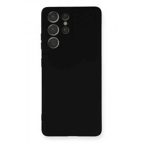 Newface Samsung Galaxy S21 Ultra Kılıf Nano içi Kadife Silikon - Siyah Newface Samsung Galaxy S21 Ultra Kılıf Nano içi Kadife Silikon - Siyah