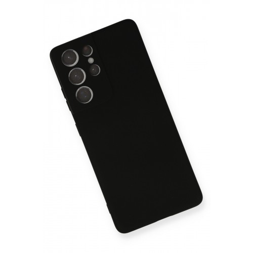 Newface Samsung Galaxy S21 Ultra Kılıf Nano içi Kadife Silikon - Siyah Newface Samsung Galaxy S21 Ultra Kılıf Nano içi Kadife Silikon - Siyah