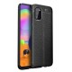 Newface Samsung Galaxy A02S Kılıf Focus Derili Silikon - Siyah Newface Samsung Galaxy A02S Kılıf Focus Derili Silikon - Siyah
