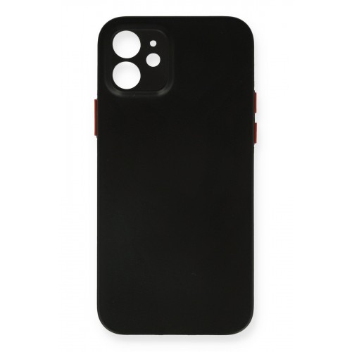 Newface iPhone 12 Kılıf PP Ultra İnce Kapak - Siyah Newface iPhone 12 Kılıf PP Ultra İnce Kapak - Siyah