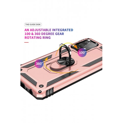 Newface Samsung Galaxy A32 Kılıf Sofya Yüzüklü Silikon Kapak - Rose Newface Samsung Galaxy A32 Kılıf Sofya Yüzüklü Silikon Kapak - Rose