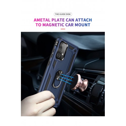 Newface Samsung Galaxy A52 Kılıf Sofya Yüzüklü Silikon Kapak - Lacivert Newface Samsung Galaxy A52 Kılıf Sofya Yüzüklü Silikon Kapak - Lacivert