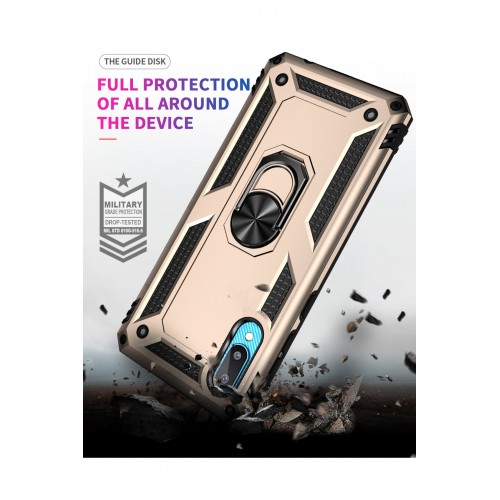 Newface Samsung Galaxy A02 Kılıf Sofya Yüzüklü Silikon Kapak - Gold Newface Samsung Galaxy A02 Kılıf Sofya Yüzüklü Silikon Kapak - Gold