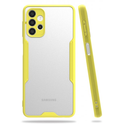 Newface Samsung Galaxy A32 Kılıf Platin Silikon - Sarı Newface Samsung Galaxy A32 Kılıf Platin Silikon - Sarı